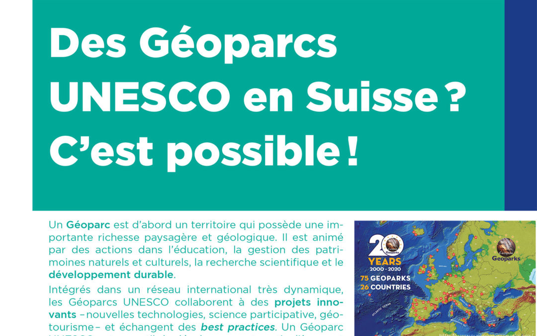 Géoparcs UNESCO en Suisse