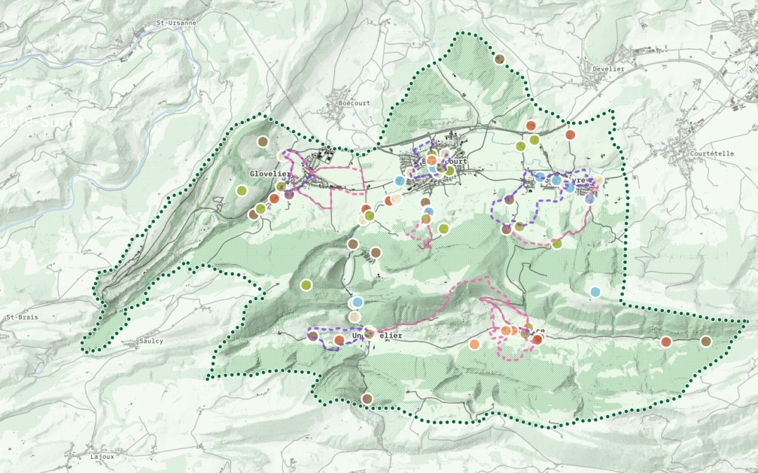 Carte touristique de Haute-Sorne