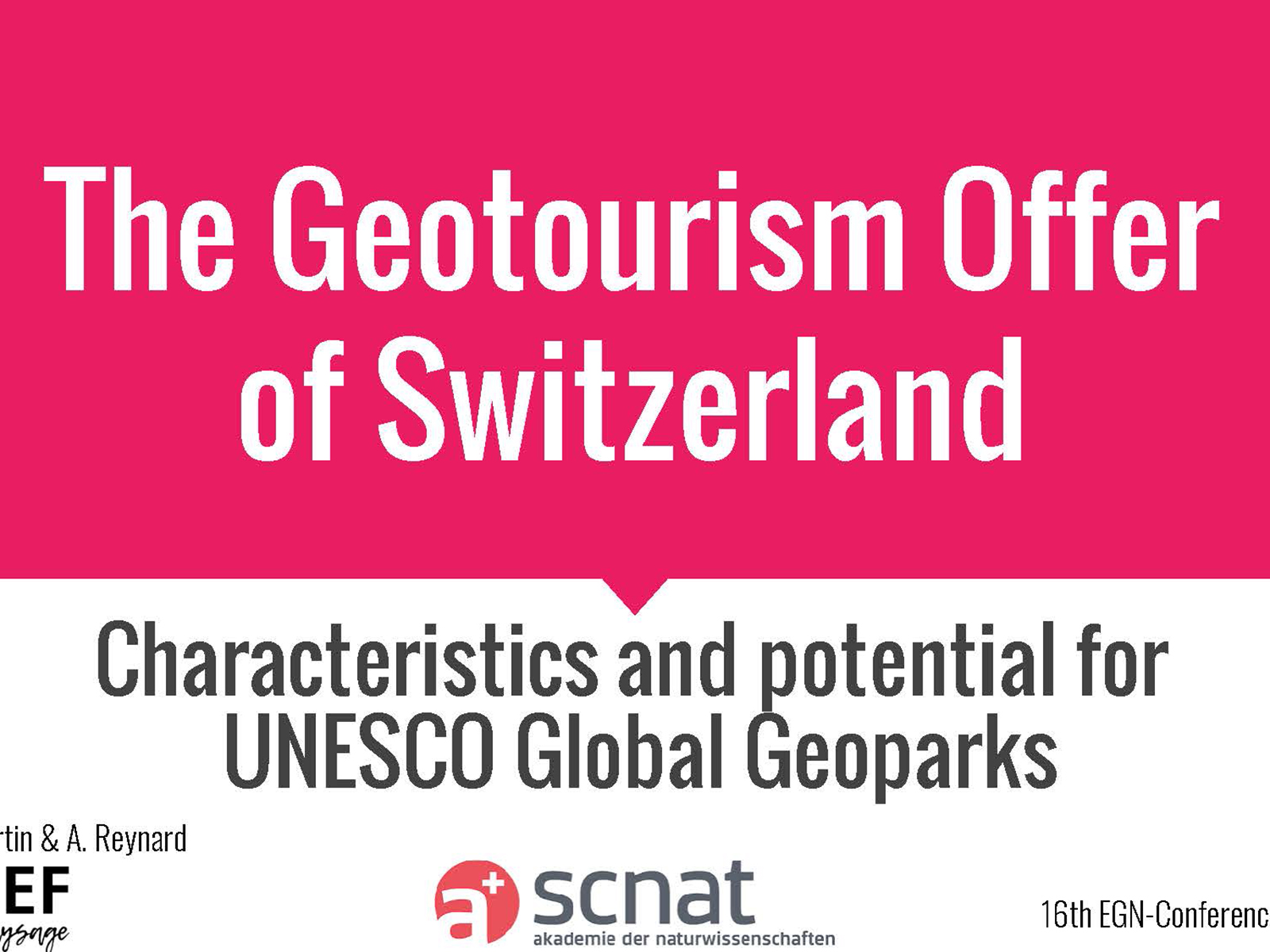 16th European Geoparks Conference