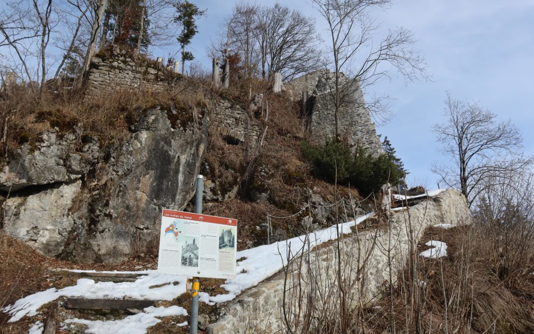 Mise en valeur des ruines du Vanel
