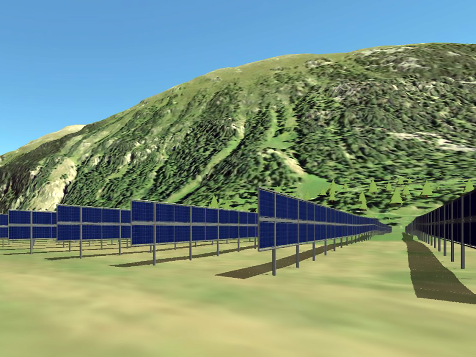 Etude d&rsquo;impact d&rsquo;une installation photovoltaïque alpine sur un site UNESCO